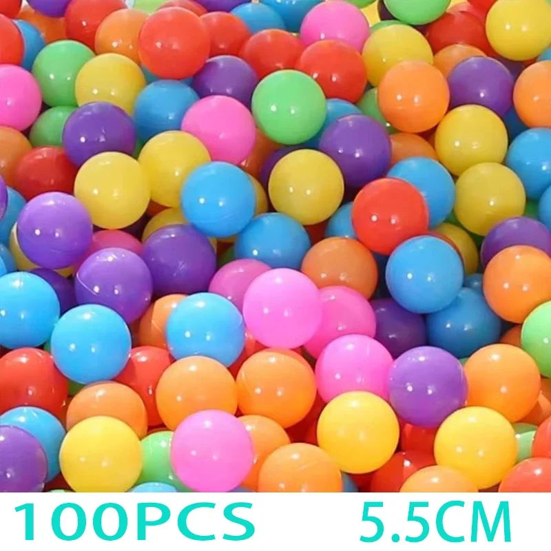 Palline Soft Plastic Colorate per Piscina e Tenda Giochi Bambini Eco-Friendly