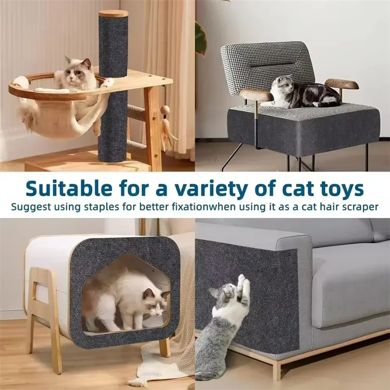 Proteggi Sofa per Gatti - Tappeto Graffiabile 7 Colori Fai da Te