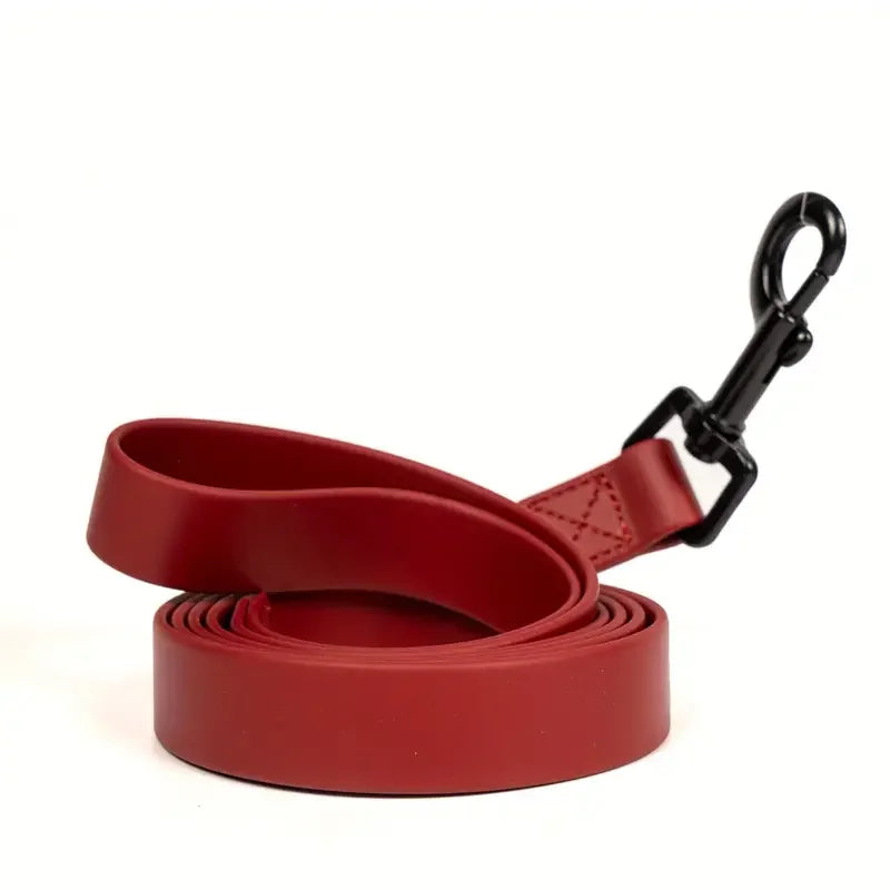 Waterproof PVC Dog Leash Bite Resistant Heavy Duty Training Lead 4FT Long Line for Small Medium Large Dogs,Stain & Odor Resistat