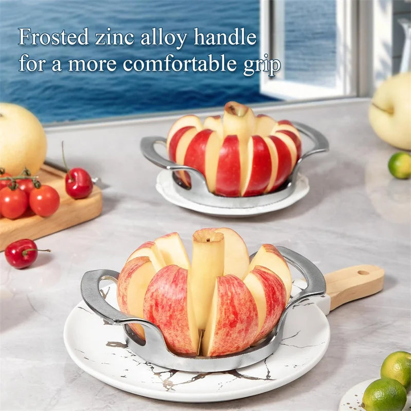 Tagliapple in acciaio inox 8 lame con manico satinato Correttore e pelatore 3…