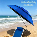 Adjustable Beach Chair Umbrella Outdoor Lightweight Clamp-on Umbrella Multi-functional Stroller Umbrella Wheelchair Stroller