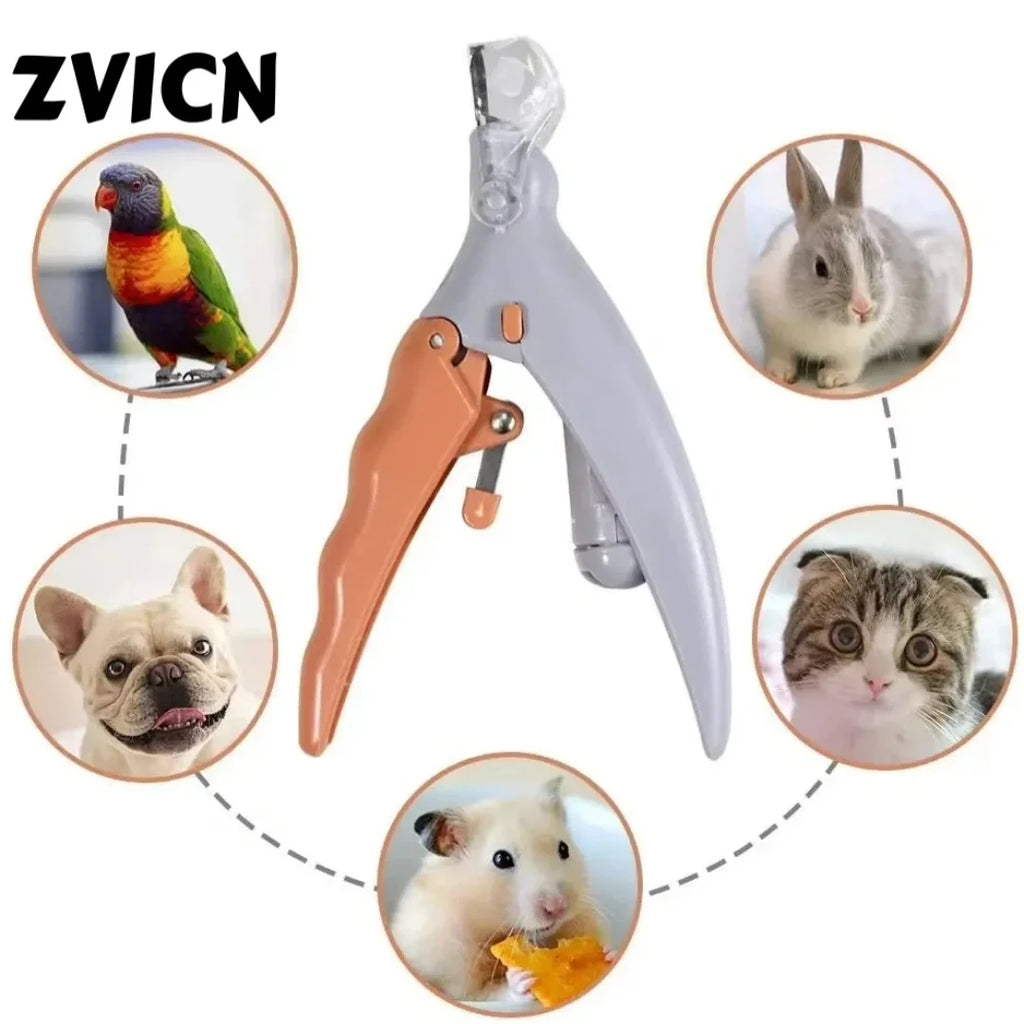 Tagliaunghie professionale per cani e gatti con luce LED – Strumento ergonomico
