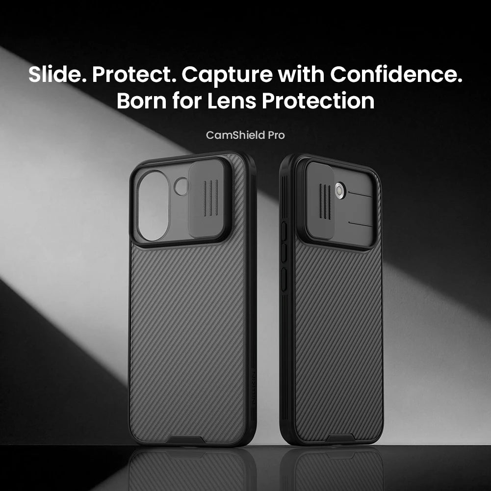 Nillkin for Xiaomi Redmi Note 17 Pro Max Note 15 Pro Plus 14 Pro Plus 5G CamShield Pro Slide Camera Cover Protector Phone Case