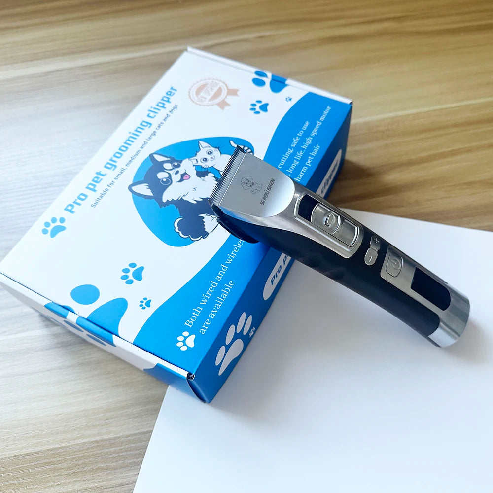 Toelettatura Professionale per Cani - Tagliacapelli Ricaricabile con Lame in…