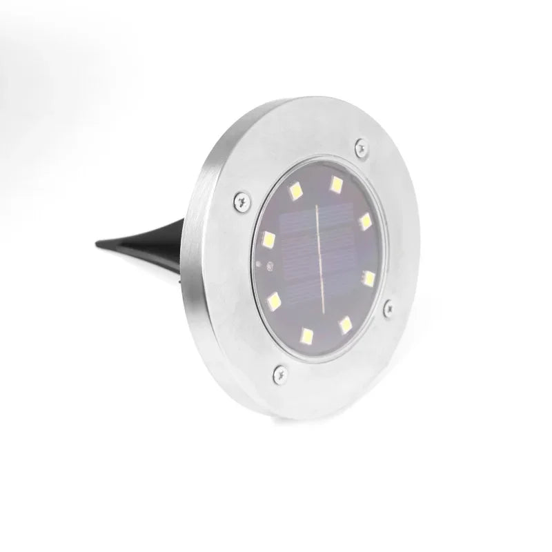 Lampada da Giardino Solare IP68 LED per Sentieri e Patio