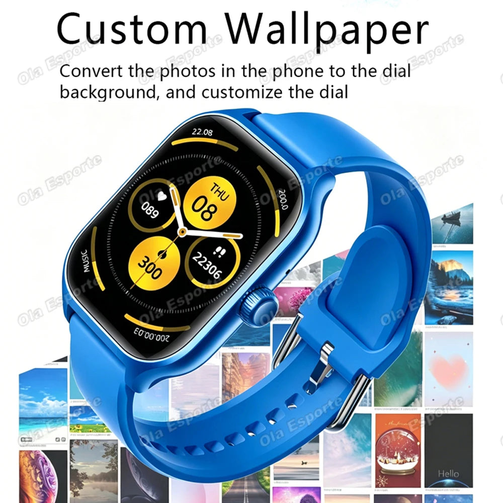 Smartwatch 2026 con ECG, Monitor Cardio, Oxygen, GPS e Chiamate Bluetooth