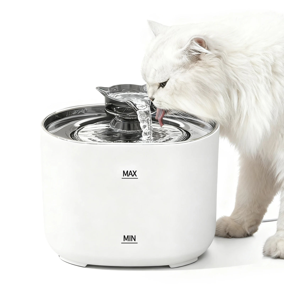 Fontana per Gatti Silenziosa USB 2,2L – Distributore d'Acqua Automatico