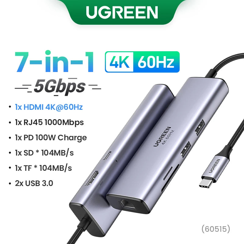 Docking Station USB‑C 10 in 1 con doppio HDMI 8K/4K, RJ45, PD 100 W