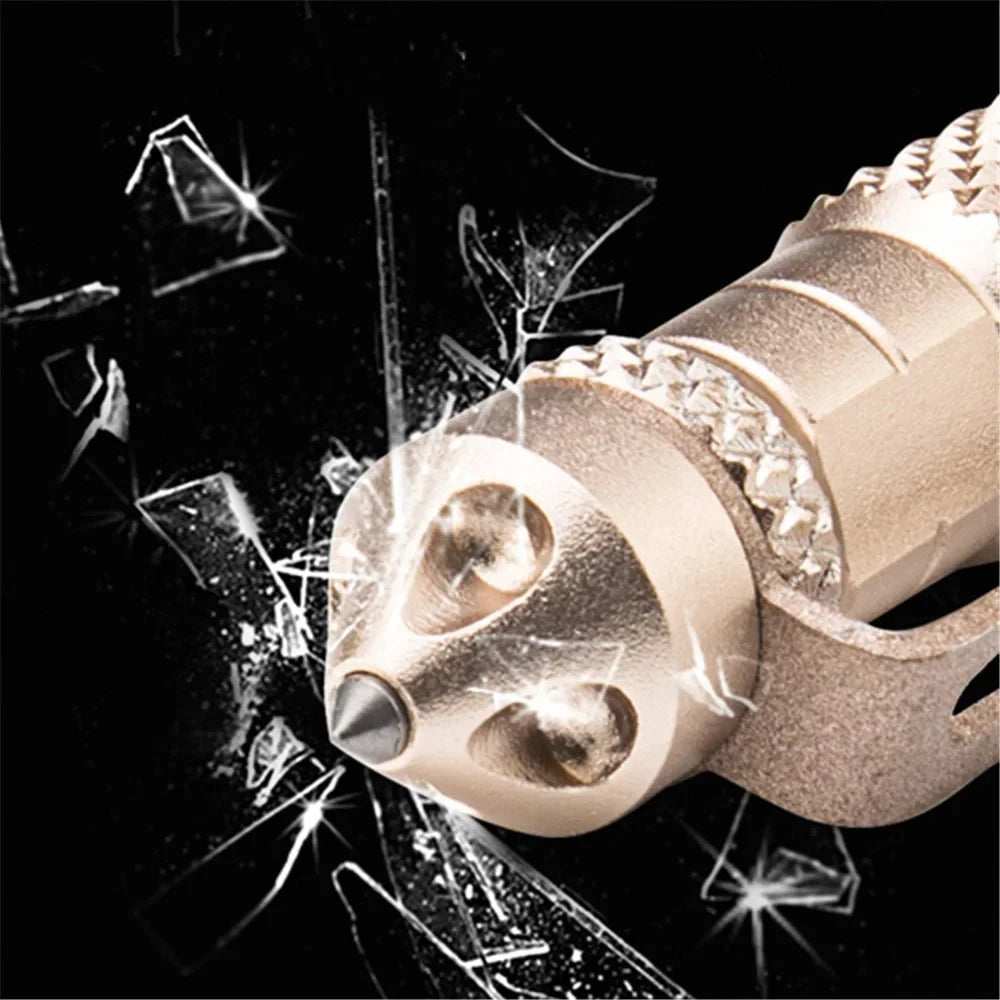 Penna tattica in alluminio antiscivolo con punta da 0,5 mm – Multiuso per…