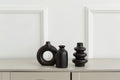Set of 3 White Ceramic Bohemian Vase Set, Creative home decoration vase ornaments, Wedding home living room Bedroom decoration