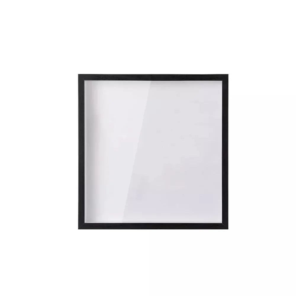 Cornice ombra quadrata da parete, caricamento superiore, trasparente