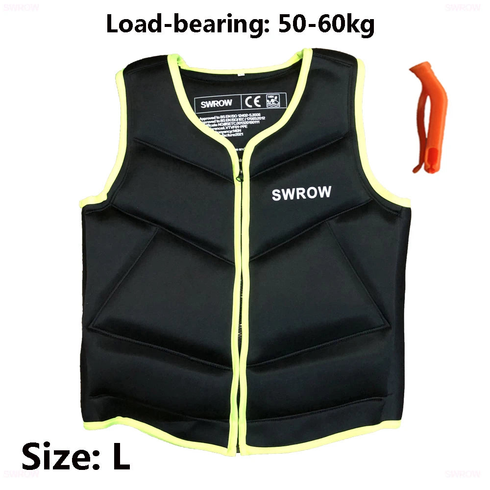 Neoprene buoyancy vest for adults and children – water sports