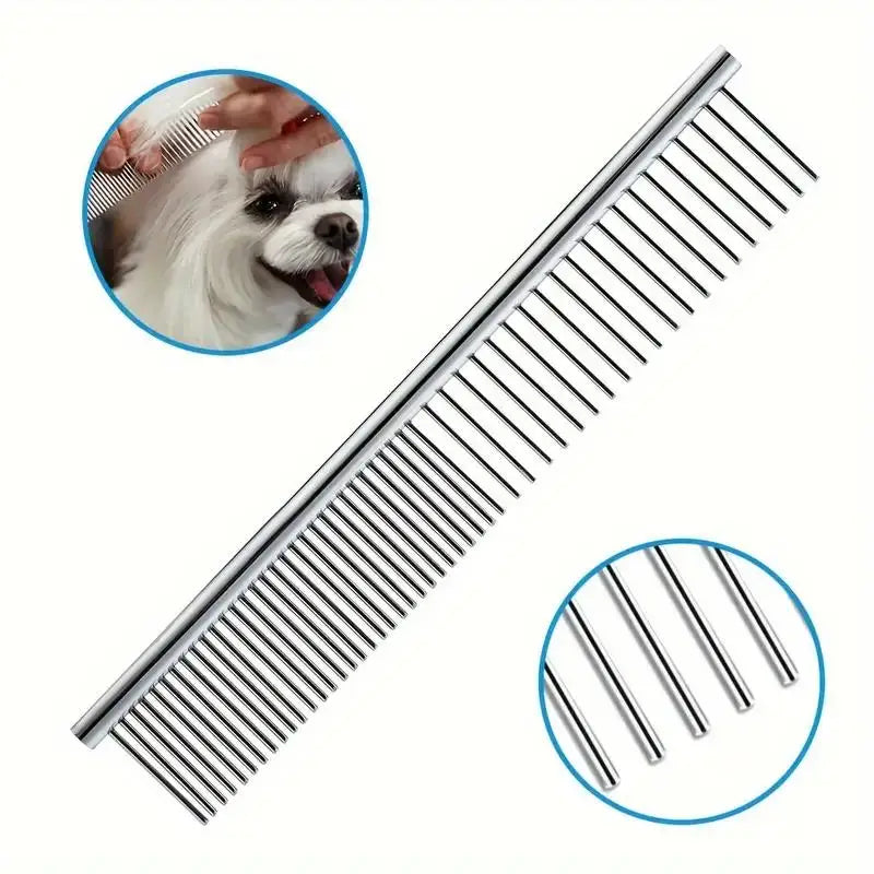 Forbici per toelettatura cani in acciaio inox, testa rotonda sicura, 4 pezzi