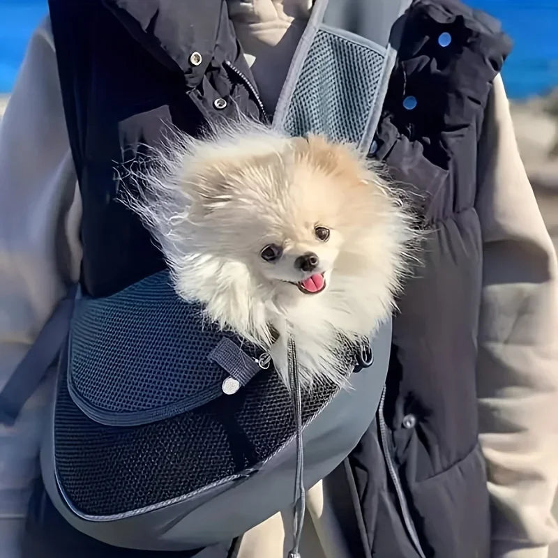 Zaino trasportino per cane e gatto, zaino crossbody traspirante da 20 kg