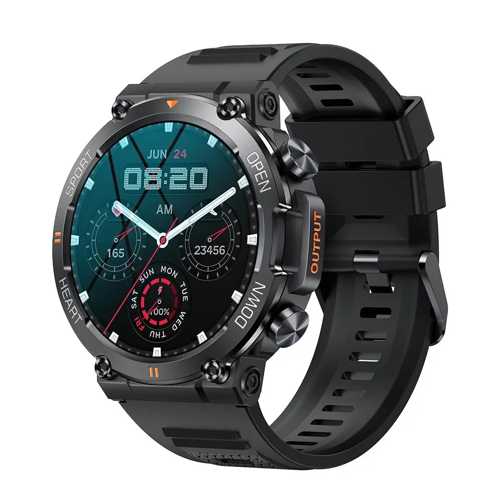 Smartwatch 1.39" HD con chiamata Bluetooth, monitoraggio salute e 100+ sport