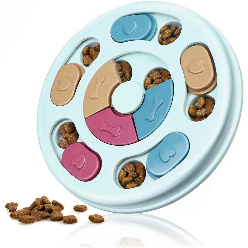 Puzzle per Cani e Gatti – Ciotola Lenta Antiscivolo per Alimentazione