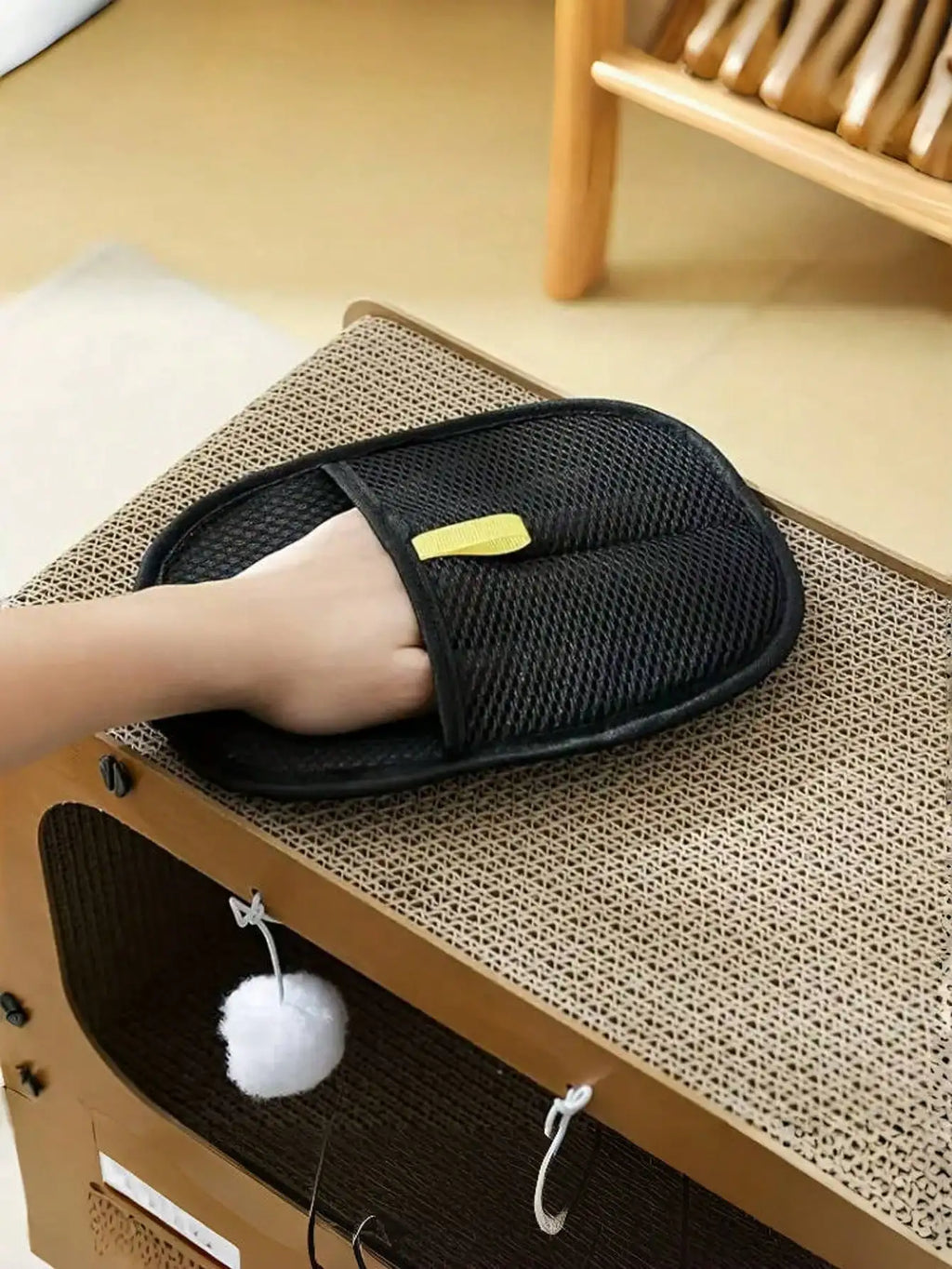 Pet Static Hair Removal Gloves Effective for Removing Fur and Dander, Ideal for Cats and Dogs, Pet Grooming Essentials
