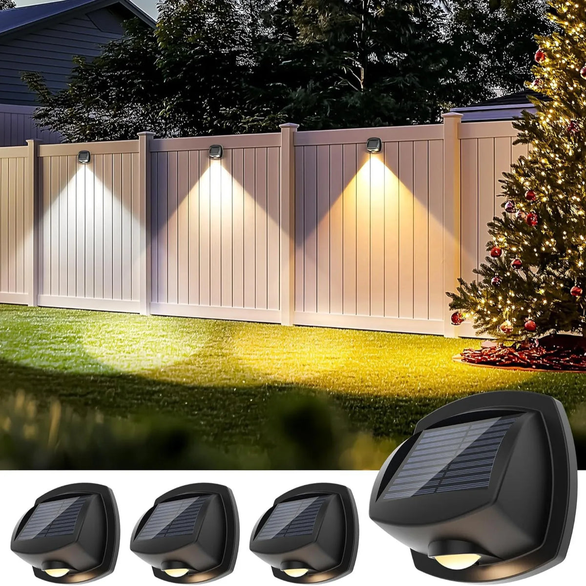 Lampada LED Solare Doppio Colore per Parete e Recinzione – Wash Esterno