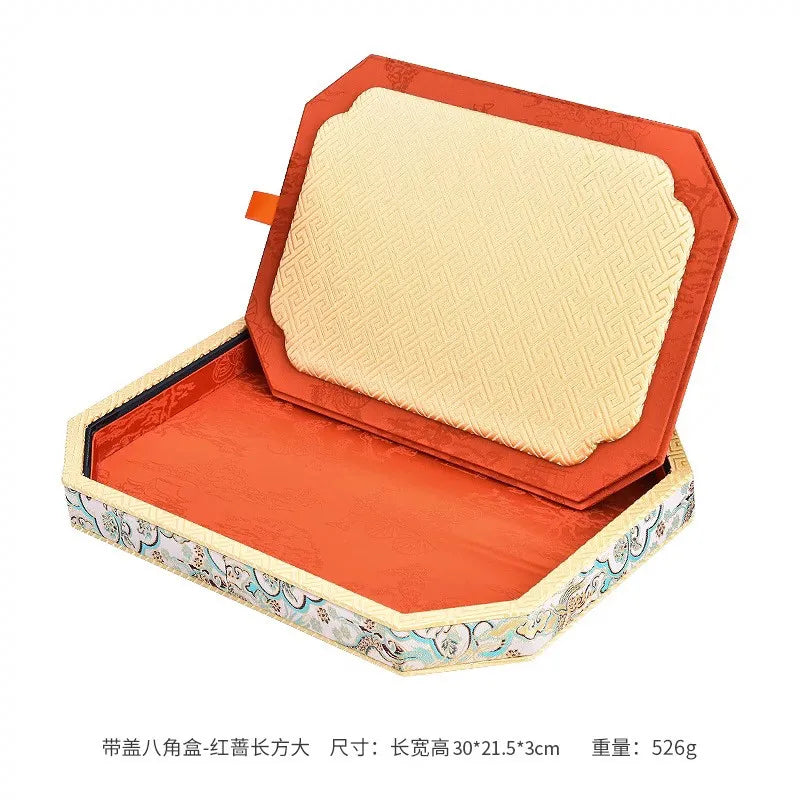 Boîte à bijoux en bois massif, coffret de rangement de luxe pour bagues et boucles d'oreilles, présentoir rétro pour colliers et bracelets, vitrine de joaillier.