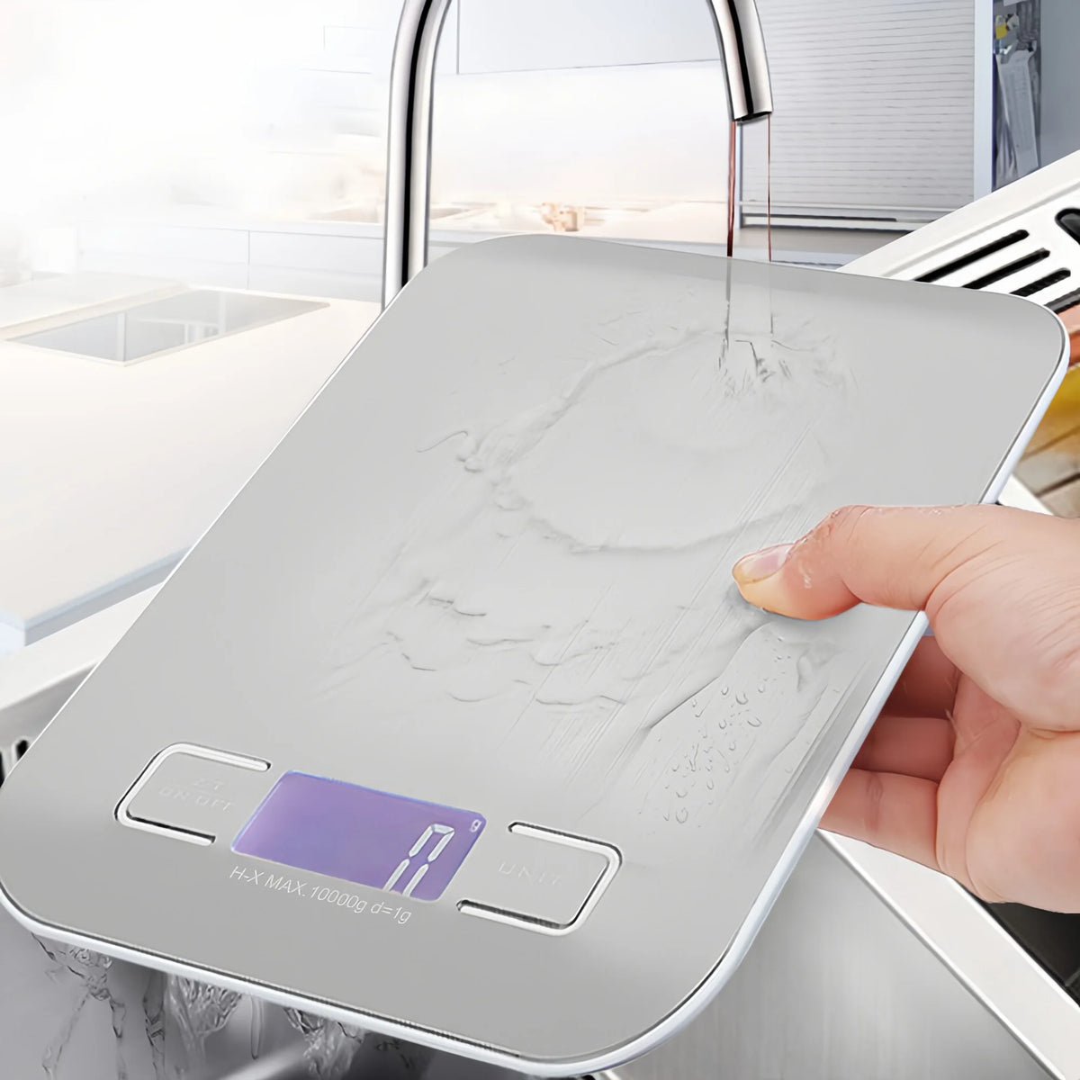 Bilancia da cucina digitale 10/5 kg con display LED e precisione 1 g