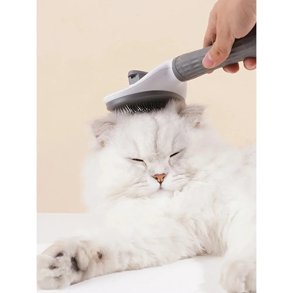 Spazzola slicker per rimozione peli di cani e gatti, pettine anti-shedding
