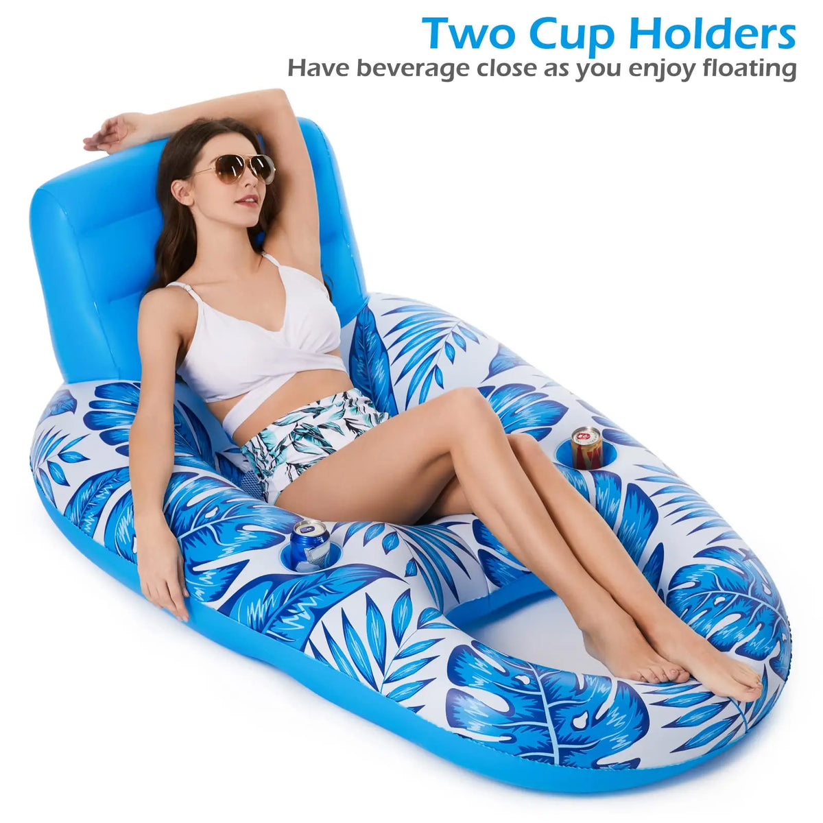 Piscina Gonfiabile Adulto - Lettino Galleggiante Chaise Lounge