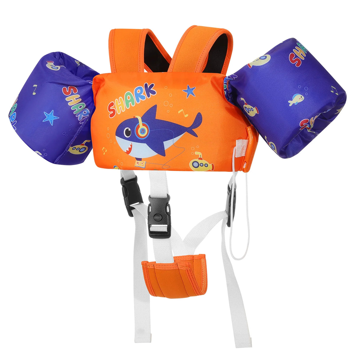 Gilet de sauvetage pour enfants avec sangle réglable et sifflet de…