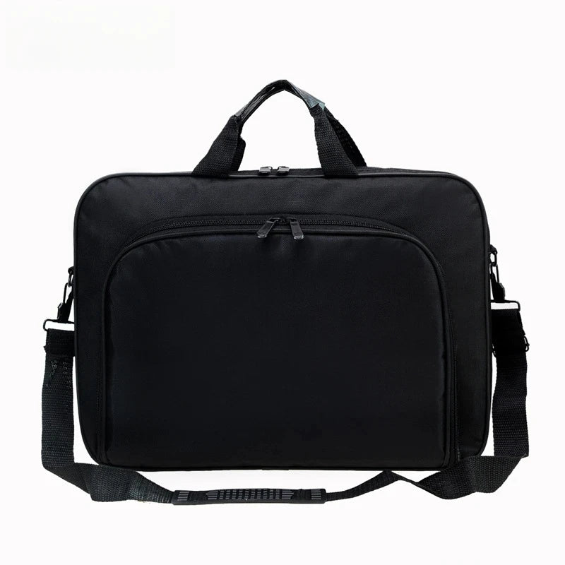 15.6 Inch 17 In Laptop Bag Business Portable Nylon Computer Handbags Laptop Shoulder Handbag Zipper Shoulder Simple Style