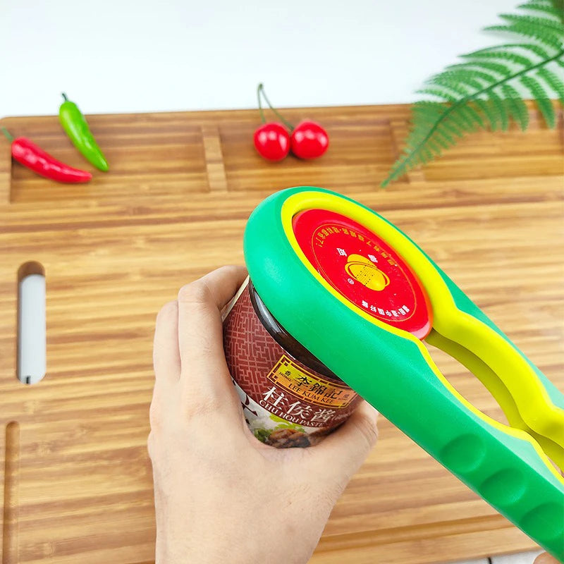 Apribottiglie e Apriscatole Universale 4 in 1 – Anti‑scivolo ed Ergonomico