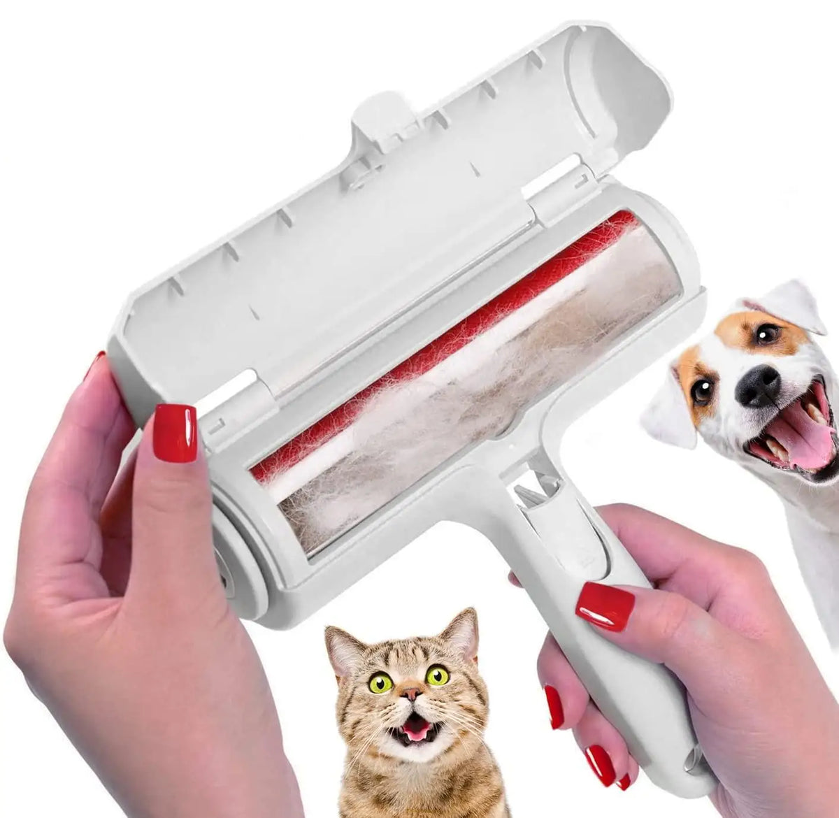 Rullo Rimuovi Pelo Animali con Base Autopulente - Ricaricabile