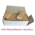 Set di 6 matite colorate mini Kawaii in legno – regalo ideale per scuola