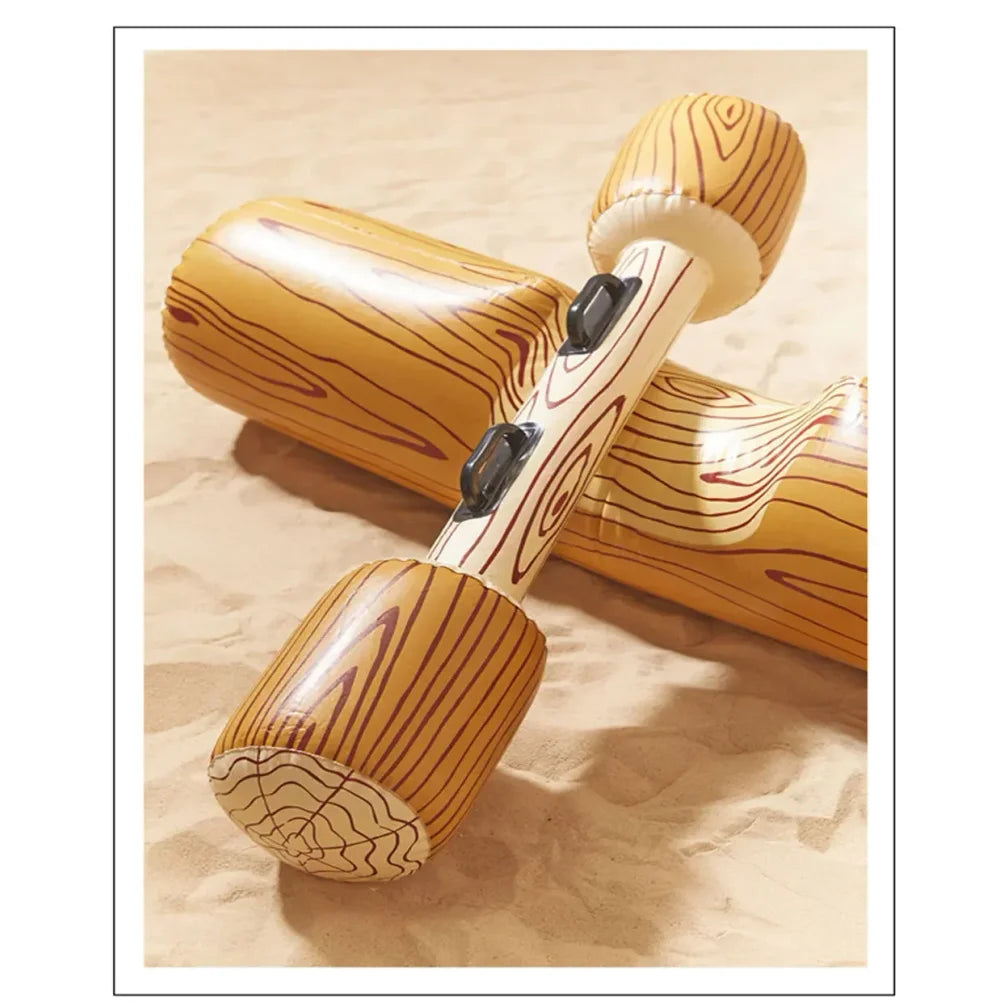 Summer Outdoor Beach Pool Inflatable Swimming Rings Women men Double Beat Swim Log Stick Set Ring Pool water sports