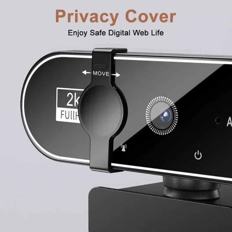 Webcam 4K Full HD con Autofocus e Microfono Integrato – USB 2.0