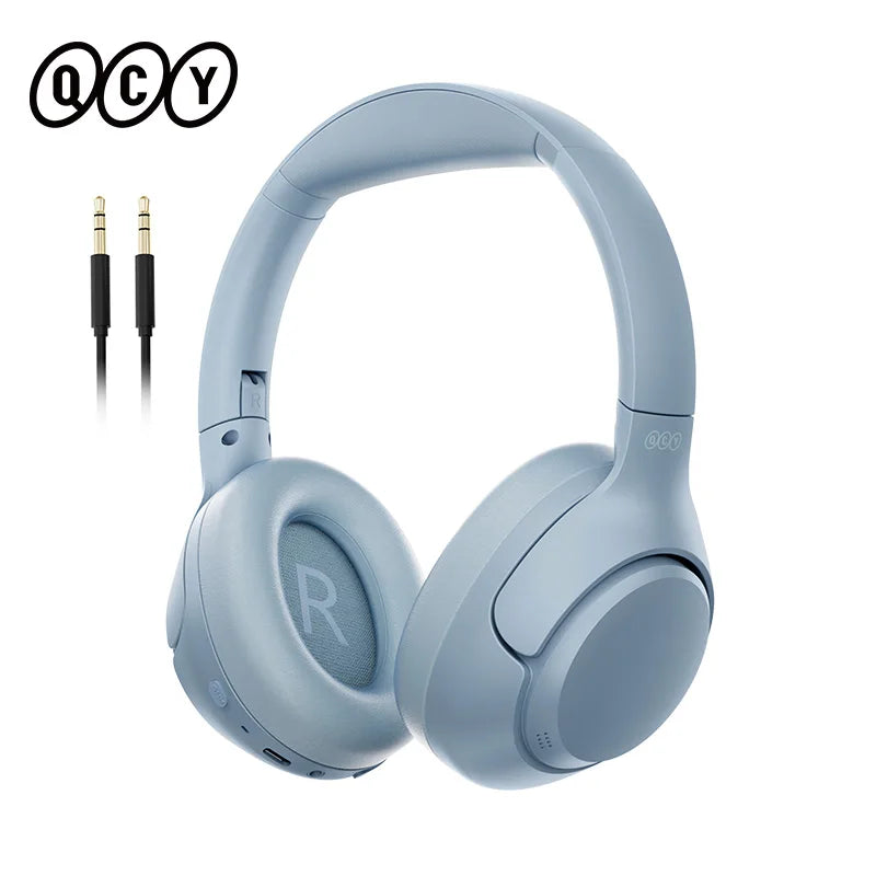 Cuffie wireless con ANC 43 dB, 60 h di autonomia e Bluetooth 5.4