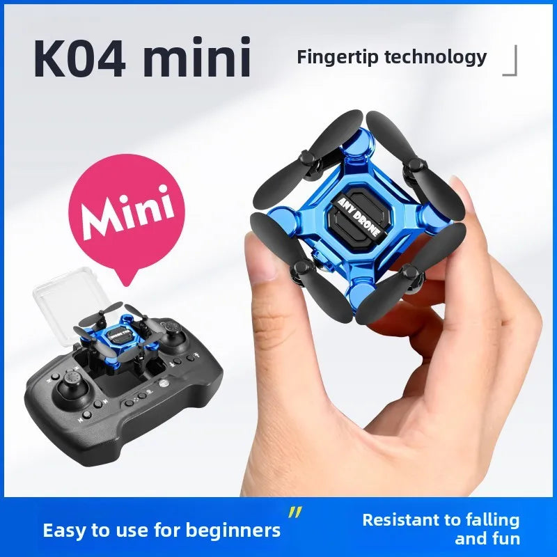 Mini Drone Pieghevole RC con Fotocamera 720p, Shockproof, 120m