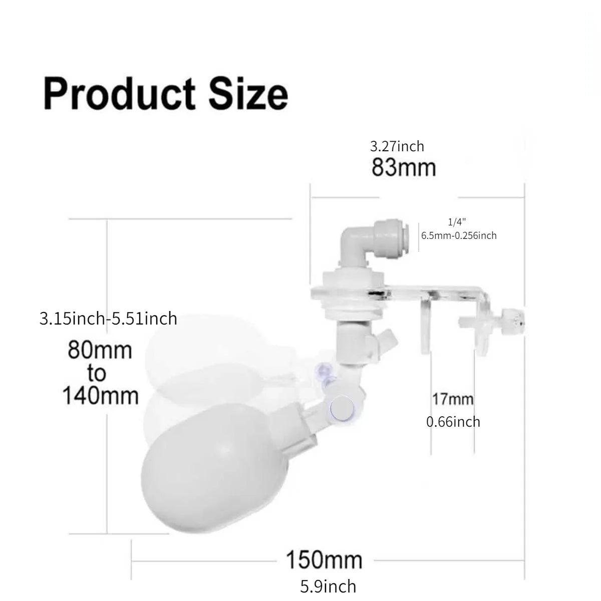 Kit automatico cambio acqua per acquario con valvola galleggiante – senza…