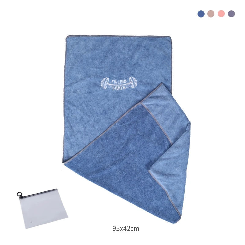 Asciugamano sportivo in microfibra 42×95 cm – rapido asciugatura, antiscivolo,…