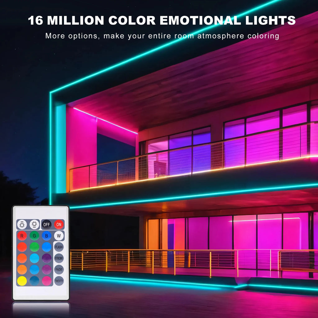 Striscia LED RGB 5V USB con Telecomando – Neon Flessibile Impermeabile
