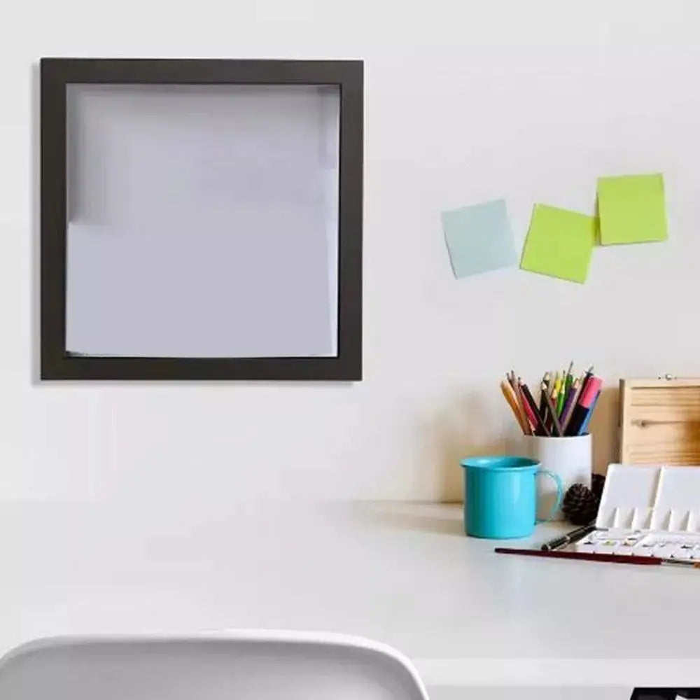 New Wall Mounted Travel Shadow Box Top Loading Transparent Ticket Shadow Box Square Simple Photo Frame Home Decor