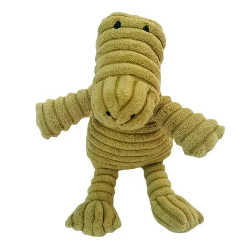 Giocattolo peluche a forma di animale per cani – morso resistente e suono