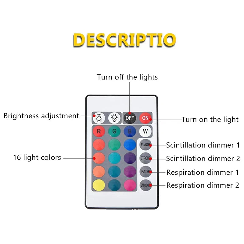 Proiettore di Luce Ocean Wave 16 colori – Lampada Aurora per casa e ufficio